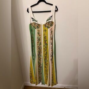 Farm Rio size xl worn once Floral Multicolor Maxi Dress smoke free